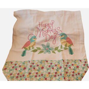 Bags Canvas Shopping  Set 3 Canvas Say  "Hello Spring "  "  Happy Mother's Day"